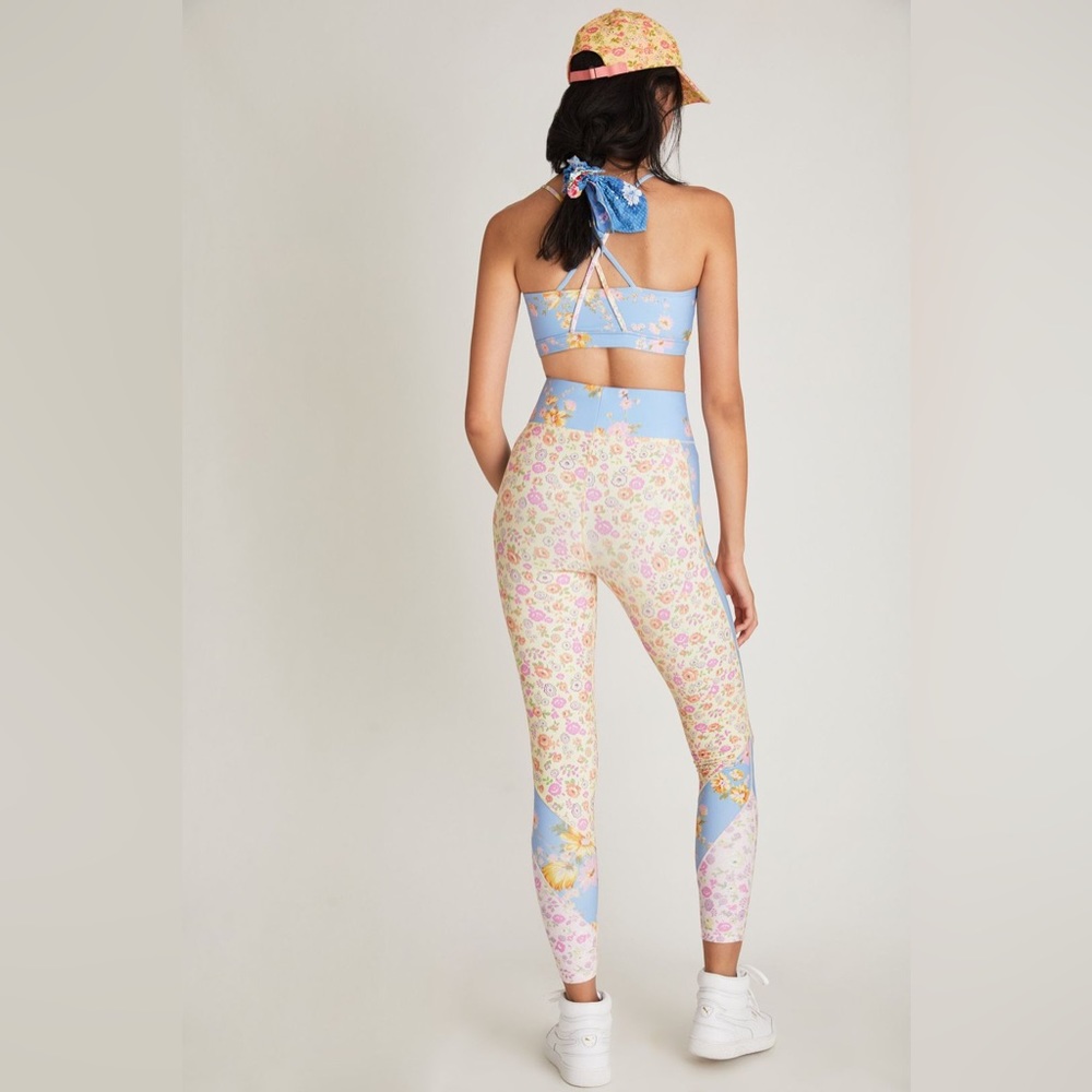 LoveShackFancy Floral and Blue Leggings - Picture 9 of 16